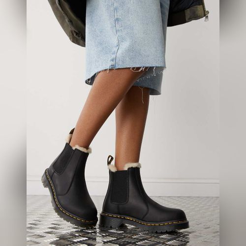 Dr martens on sale fourrure