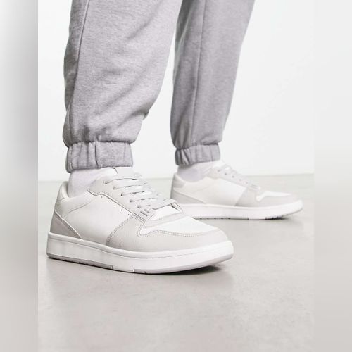 Basket blanche pull and bear top